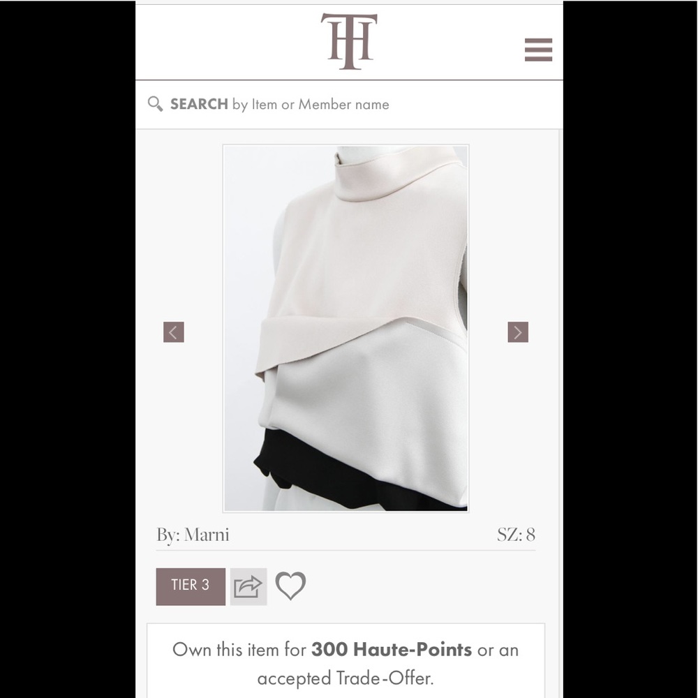 Marni duchess satin crop top